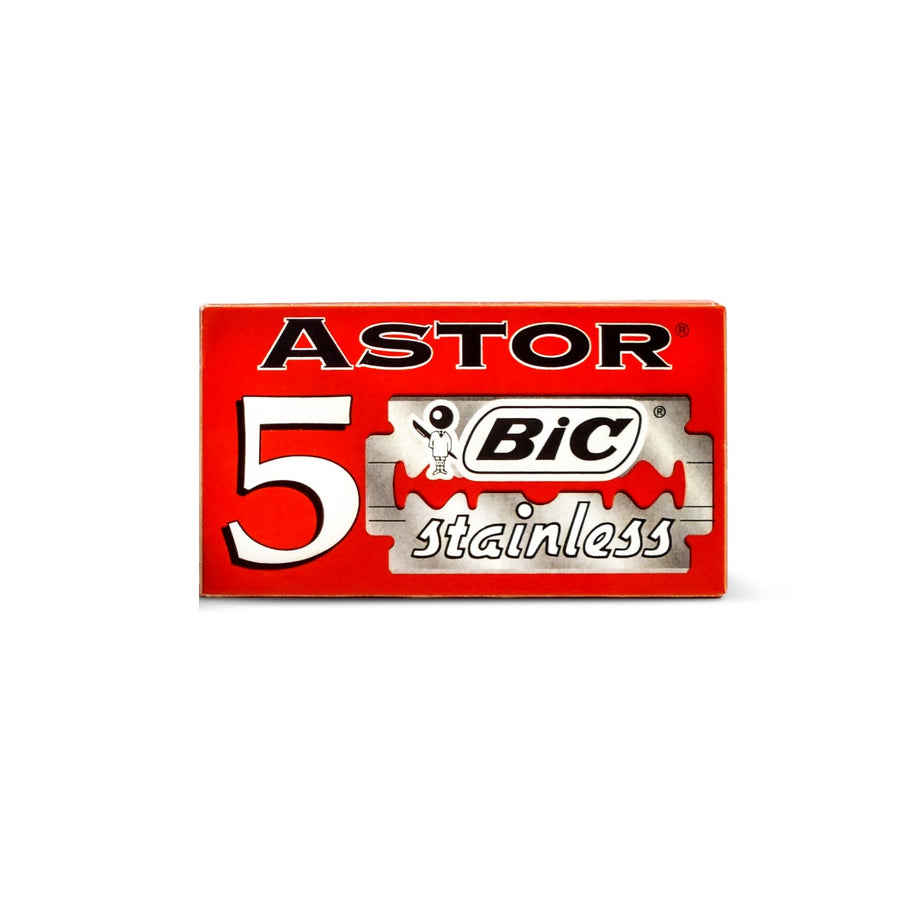 Bic Astor Stainless Double Edge Safety Razor Blades - 5 Count